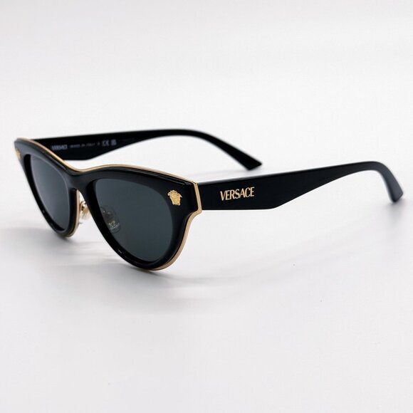 NEW VERSACE SUNGLASSES VE2273 GB1/87 BLACK/GRAY WOMEN EYEWEAR MOD 2273 GB1/87 main image 9